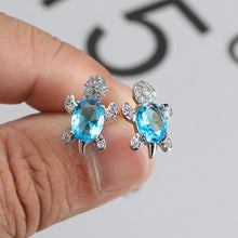 Load image into Gallery viewer, 【Free Shipping】Cute Tortoise Crystal Zircon Necklace And Earrings For Women And Girls