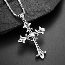 Chargez l'image dans la visionneuse de la galerie, Gothic Stylel Vintage Stainless Stee Cross Pendant