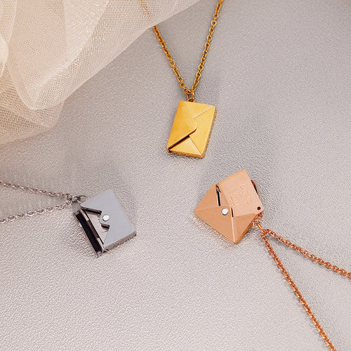 Fashion Envelope Womens Necklace