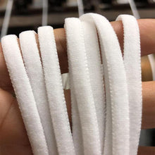 Laden Sie das Bild in den Galerie-Viewer. (50 yards) 5mm Black Flat Elastic Mask Strap String