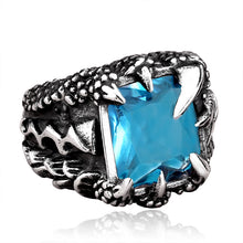 Chargez l'image dans la visionneuse de la galerie, Men's Vintage Crystal Dragon Claw Ring