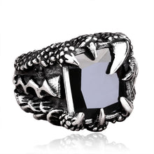 Chargez l'image dans la visionneuse de la galerie, Men's Vintage Crystal Dragon Claw Ring