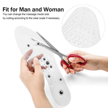 Laden Sie das Bild in den Galerie-Viewer. Cuttable Acupressure Magnetic Massage Insoles For Adult