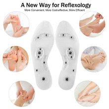 Laden Sie das Bild in den Galerie-Viewer. Cuttable Acupressure Magnetic Massage Insoles For Adult