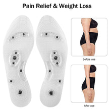 Laden Sie das Bild in den Galerie-Viewer. Cuttable Acupressure Magnetic Massage Insoles For Adult