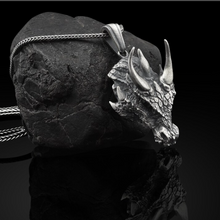Laden Sie das Bild in den Galerie-Viewer. 3D DRAGON HEAD PENDANT