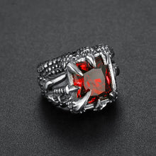 Chargez l'image dans la visionneuse de la galerie, Men's Vintage Crystal Dragon Claw Ring