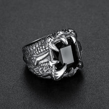 Chargez l'image dans la visionneuse de la galerie, Men's Vintage Crystal Dragon Claw Ring