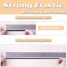 Laden Sie das Bild in den Galerie-Viewer. (50 yards) 5mm Black Flat Elastic Mask Strap String