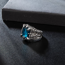Chargez l'image dans la visionneuse de la galerie, Men's Vintage Crystal Dragon Claw Ring