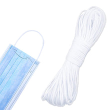 Laden Sie das Bild in den Galerie-Viewer. (50 yards) 5mm Black Flat Elastic Mask Strap String