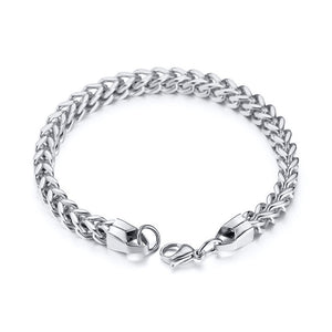 Stylish Stainless Steel Chain Bracelet for Men