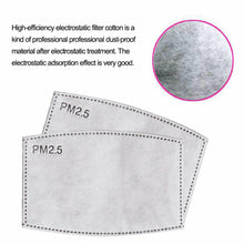 Chargez l'image dans la visionneuse de la galerie, Cotton Cloth insertable PM2.5 Filter Mask