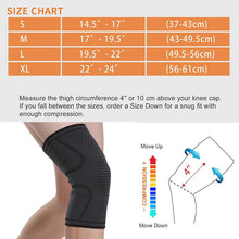 Cargar imagen en el visor de la galería, Knee Compression Sleeve Support For Men and Women