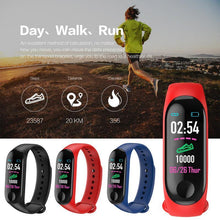 Lataa kuva Galleria-katseluun, M4 Smart Bracelet Band Color Sport Fitness Pedometer Tracker Watch