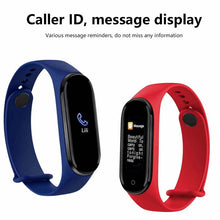 Lataa kuva Galleria-katseluun, M4 Smart Bracelet Band Color Sport Fitness Pedometer Tracker Watch