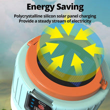 Load image into Gallery viewer, Solar Power LED Camping Light With USB Charge