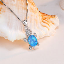 Laden Sie das Bild in den Galerie-Viewer. Cute Tortoise Crystal Zircon Necklace For Women And Girls