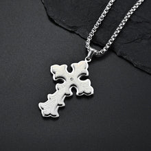 Load image into Gallery viewer, Men's Gothic Style Large Cross Necklace