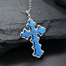 Load image into Gallery viewer, Men's Gothic Style Large Cross Necklace