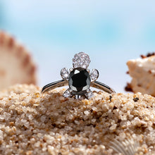 Laden Sie das Bild in den Galerie-Viewer. Cute Tortoise Crystal Zircon Ring For Women And Girls