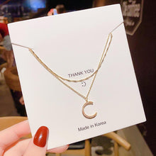 Laden Sie das Bild in den Galerie-Viewer. 2021 Titanium Steel Gold Chain Necklace For Women Fashion Collar Jewelry