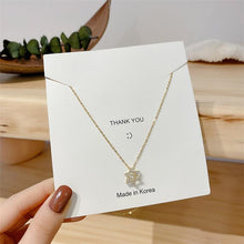 Laden Sie das Bild in den Galerie-Viewer. 2021 Titanium Steel Gold Chain Necklace For Women Fashion Collar Jewelry