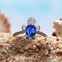 Laden Sie das Bild in den Galerie-Viewer. Cute Tortoise Crystal Zircon Ring For Women And Girls