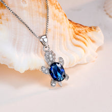 Laden Sie das Bild in den Galerie-Viewer. Cute Tortoise Crystal Zircon Necklace For Women And Girls