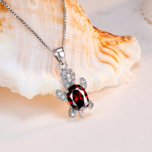 Laden Sie das Bild in den Galerie-Viewer. Cute Tortoise Crystal Zircon Necklace For Women And Girls