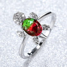 Laden Sie das Bild in den Galerie-Viewer. Cute Tortoise Crystal Zircon Ring For Women And Girls