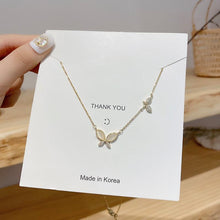 Laden Sie das Bild in den Galerie-Viewer. 2021 Titanium Steel Gold Chain Necklace For Women Fashion Collar Jewelry