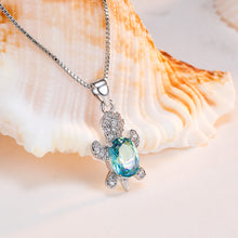 Laden Sie das Bild in den Galerie-Viewer. Cute Tortoise Crystal Zircon Necklace For Women And Girls