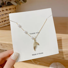 Laden Sie das Bild in den Galerie-Viewer. 2021 Titanium Steel Gold Chain Necklace For Women Fashion Collar Jewelry