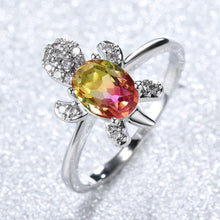 Laden Sie das Bild in den Galerie-Viewer. Cute Tortoise Crystal Zircon Ring For Women And Girls