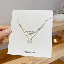 Laden Sie das Bild in den Galerie-Viewer. 2021 Titanium Steel Gold Chain Necklace For Women Fashion Collar Jewelry