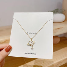 Laden Sie das Bild in den Galerie-Viewer. 2021 Titanium Steel Gold Chain Necklace For Women Fashion Collar Jewelry
