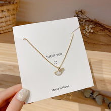 Laden Sie das Bild in den Galerie-Viewer. 2021 Titanium Steel Gold Chain Necklace For Women Fashion Collar Jewelry