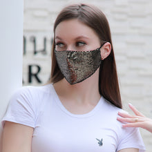 Chargez l'image dans la visionneuse de la galerie, <transcy>Masque facial de couverture pailleté extérieur brillant lavable et réutilisable à la mode</transcy>