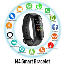 Lataa kuva Galleria-katseluun, M4 Smart Bracelet Band Color Sport Fitness Pedometer Tracker Watch