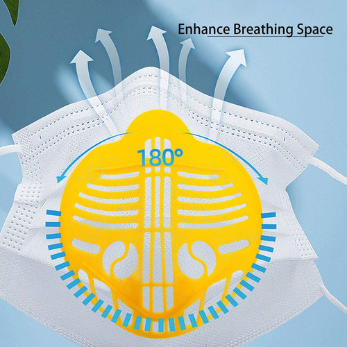 Washable Reusable Soft Silicone Bracket for Mask Internal Protective